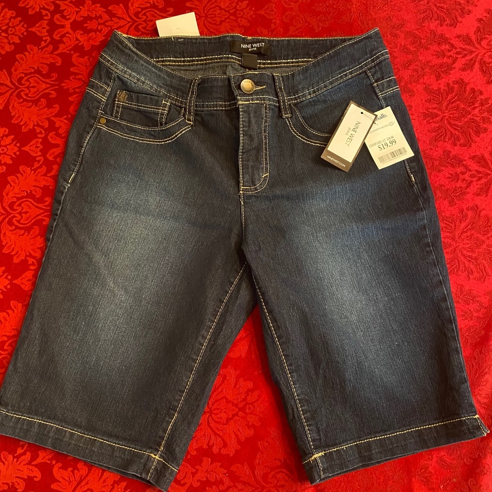 Long Jean Shorts